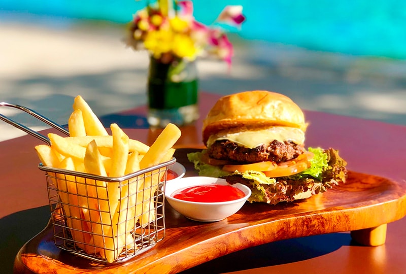 Burgers, Hot Dogs, and French Fries